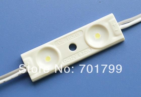 20 pièces 2835 module de LED SMD; haute luminosité; 0.48 W; IP65; DC12V; 40-44lm; taille: 50mm * 15mm