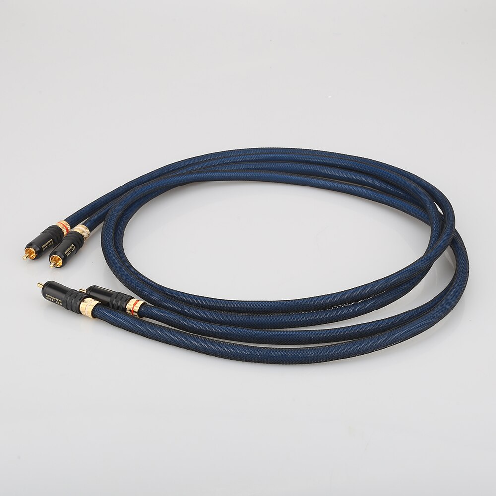 1 Pair Rca Cable Siltech G5 Top Graded Silver Plated RCA Male to Male Cable With WBT0144 RCA Plug Cable