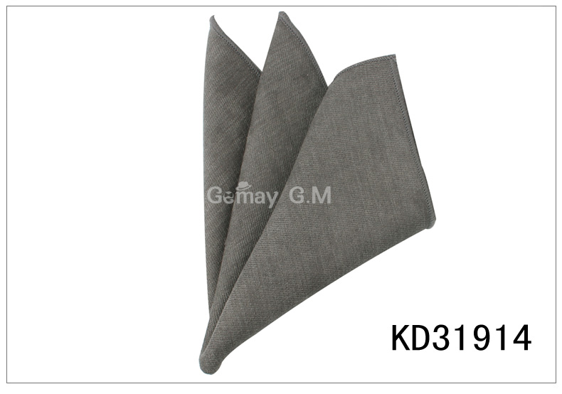 Solid Cotton Pocket Square For Men Suits Hanky Mens Handkerchiefs Casual Suit Square Handkerchief Towels For Party Scarves: KD31914