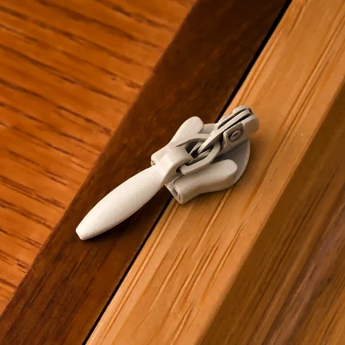 10pcs Invisible Zipper Slider Puller Instant Zipper Repair Kit Replacement For Zipper Head DIY Sewing Clothes TJ8515: 4# / Antique Brass