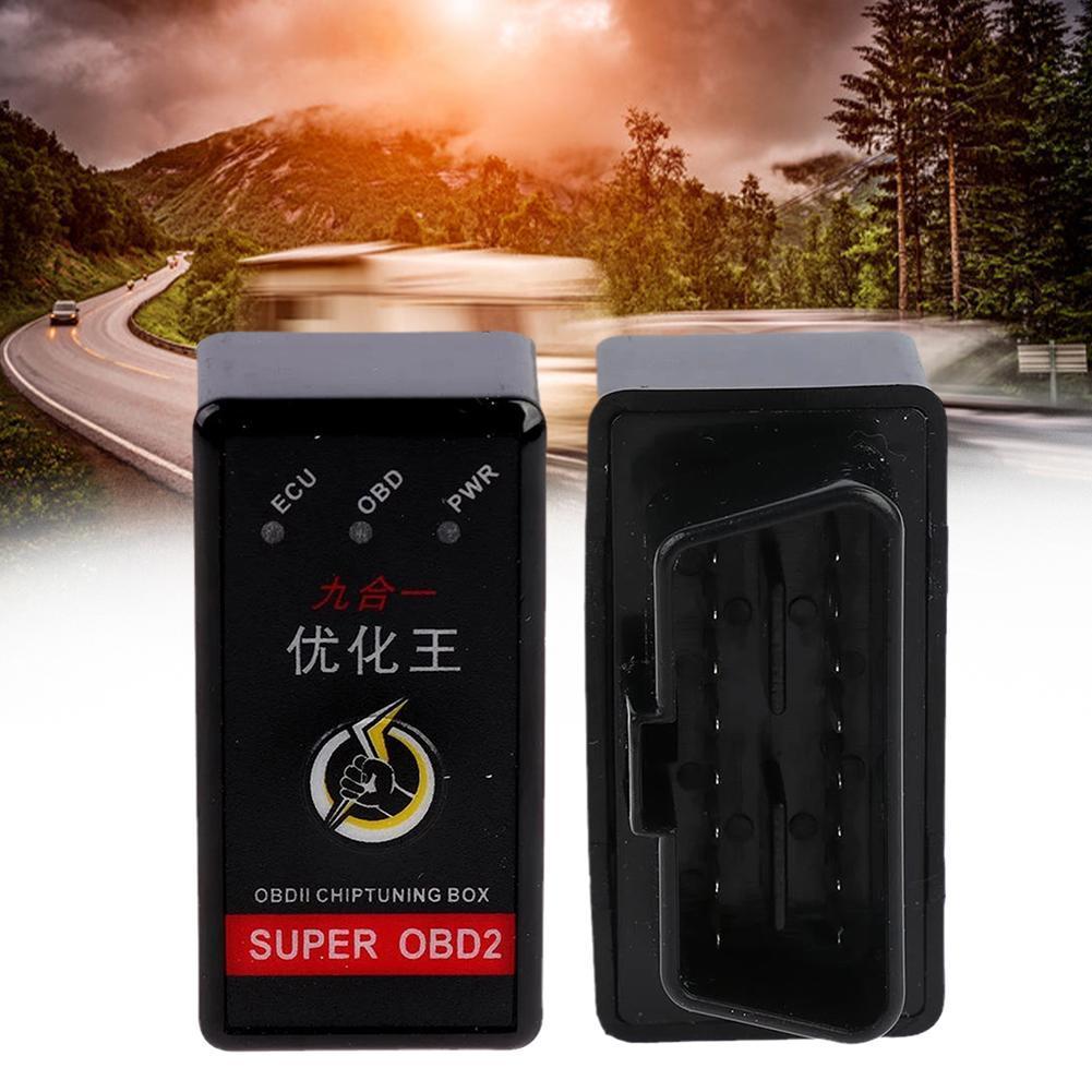 Super OBD2 Nitro Obd EcoOBD2 Ecu Chip Tuning Box Plug Power Brandstof Besparen Auto Meer D2V0