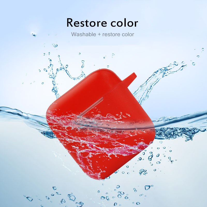 Anti-fall Dust-proof Protective Cover Silicone Case With Carabiner For QCY T8 Wireless Bluetooth Earphone