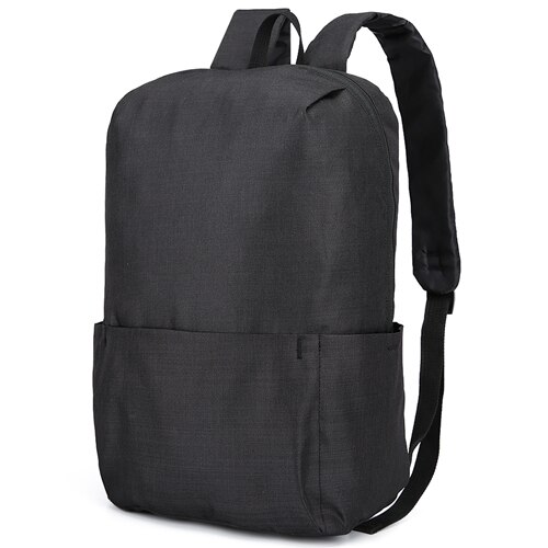 Casual dames rugzak tas dames heren waterbestendig lichtgewicht outdoor reistassen student schooltas laptop rugzak: Zwart