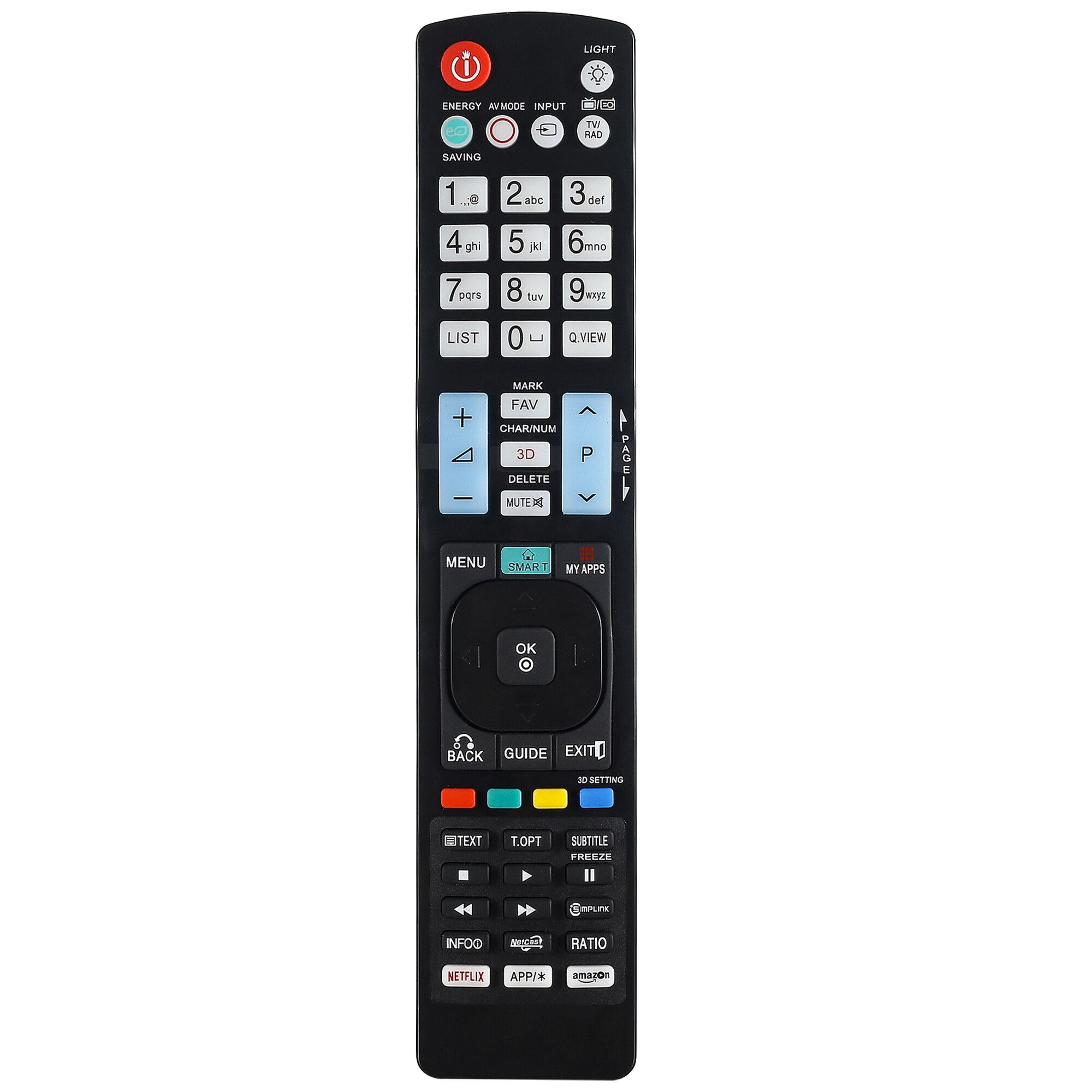 Mando a distancia adecuado para LG AKB74455401 32LF630V 32LF631V 32LF632V 40LF630V 40LF631V Huayu
