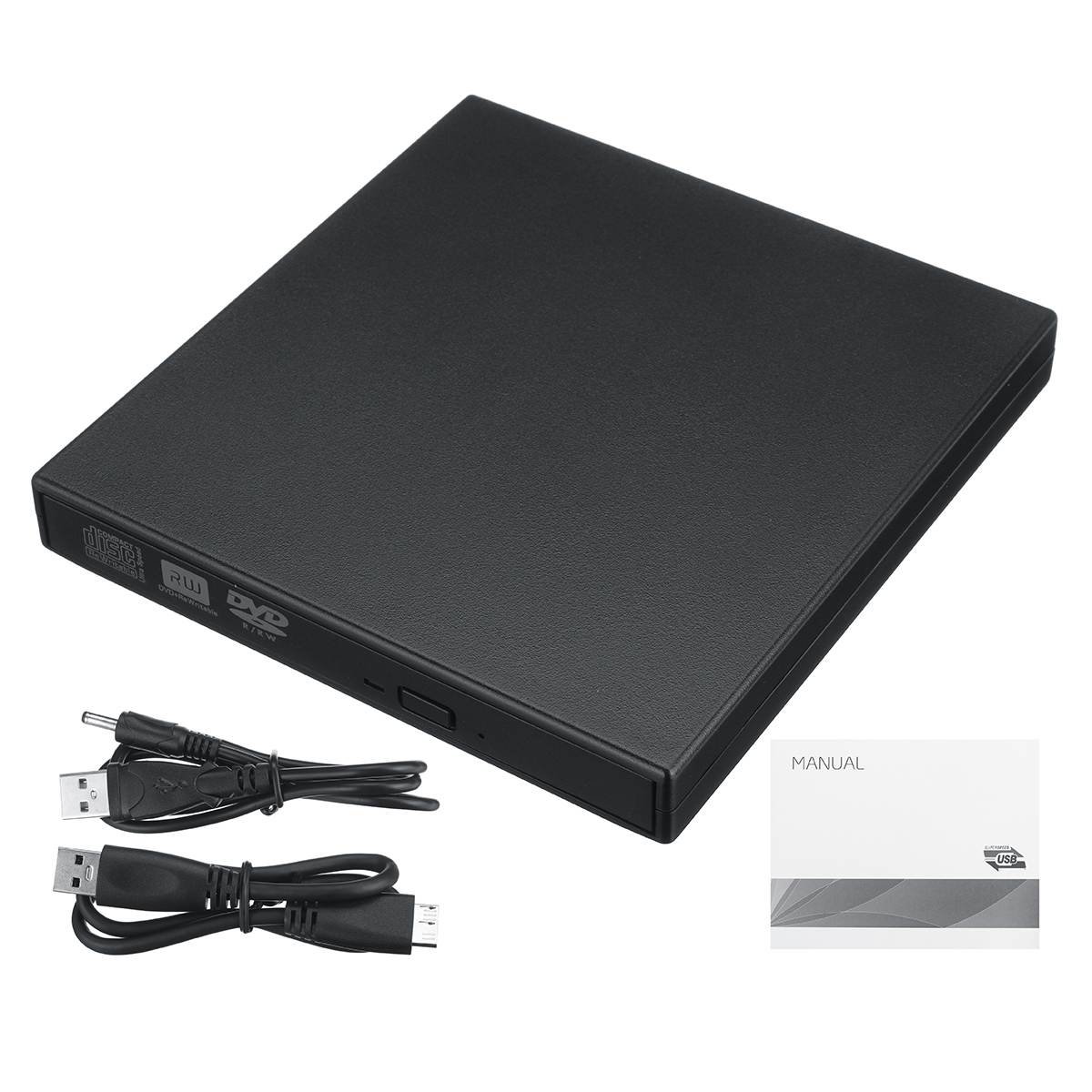 Extern usb 3.0 dvd höghastighets rw cd writer slim carbon grain drive brännare läsare spelare för pc laptop optisk enhet