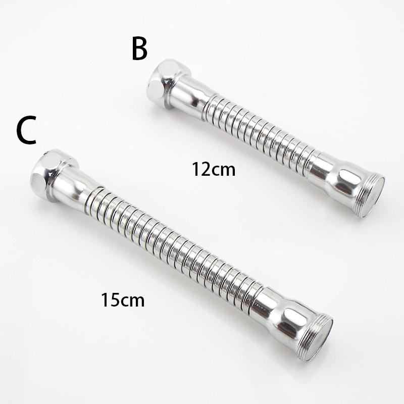 12cm 15cm keittiön hana putki vettä säästävä keittiöhanan jatkoletku vesihanan säätö hanan tarvikkeet ruostumatonta terästä