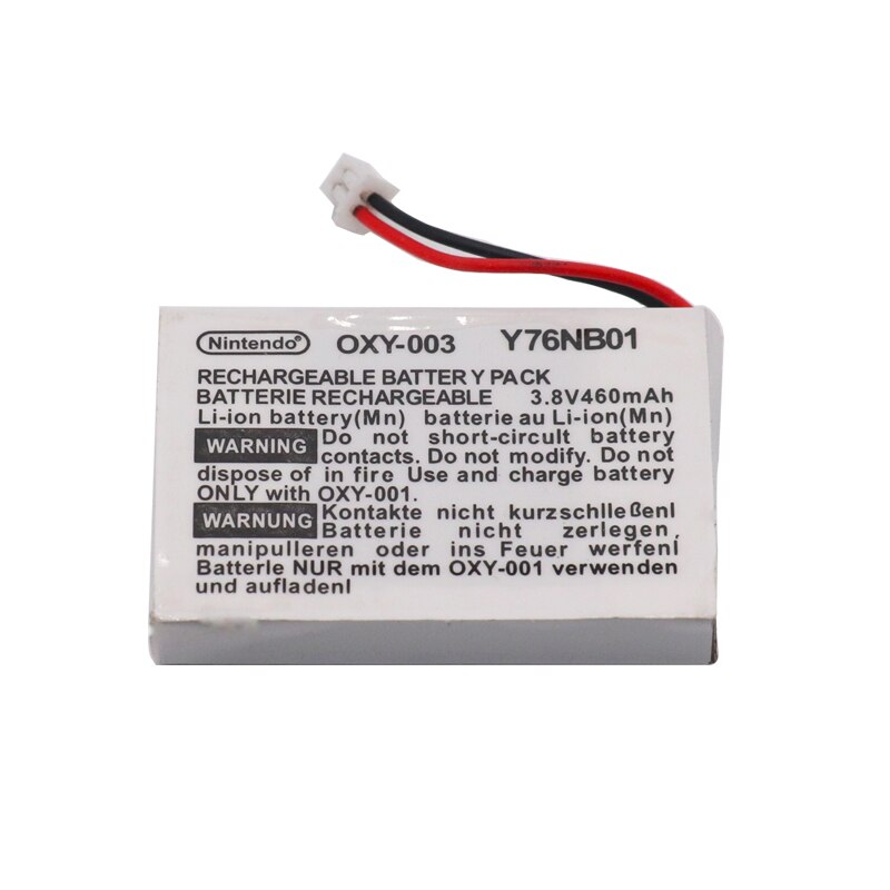 Oeny 460 mah 3.8v genopladeligt lithium-ion batteripakke til nintendo gbm game boy micro