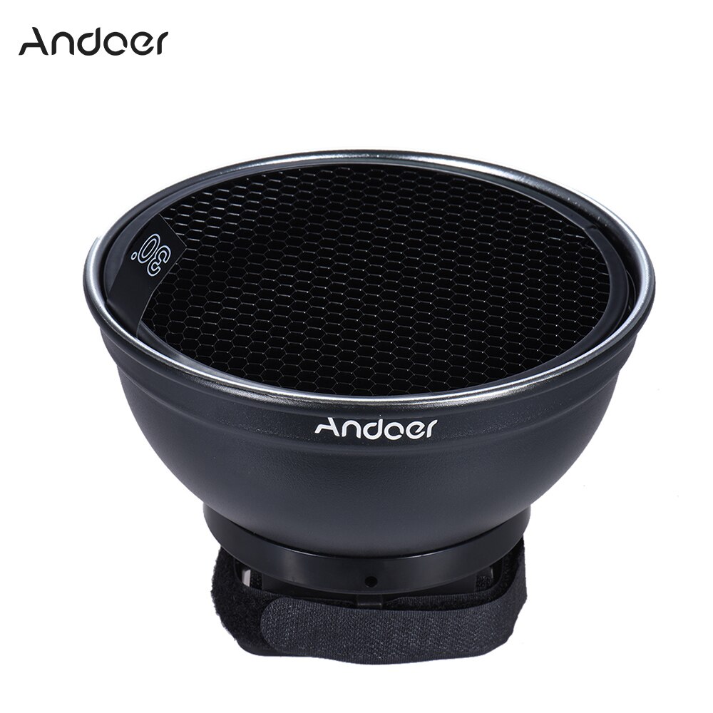 Andoer 5.9 &quot;Silver Beauty Dish Diffuser Voor Canon Nikon Yongnuo Godox Meike Vivitar Fotografie Op-Camera Flash Speedlite