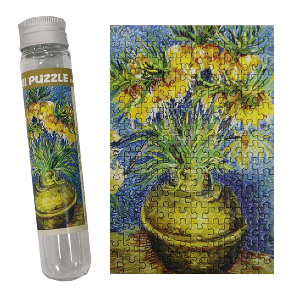 Mini Puzzle de peinture, Capsule de Test, Puzzle difficile à assembler soi-même, de 12 ans et plus, 6x4 pouces: fritillaria flower