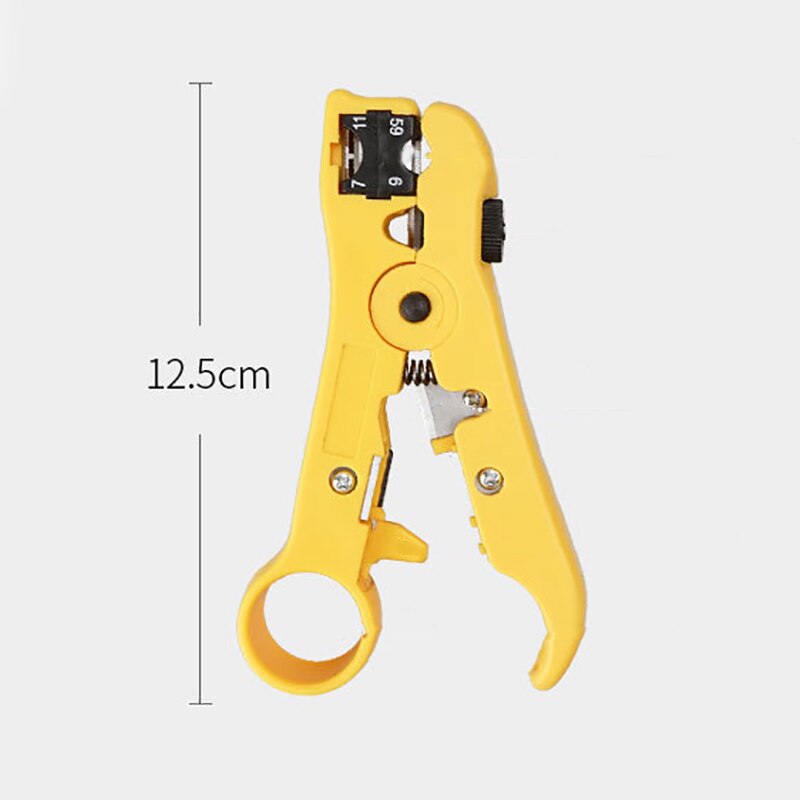 RJ45 Tool Network Multi-Use Crimping Cable Crimping Tool for RJ45 Cat7 Cat6 Cat5 RJ11 RJ12 Modular Plug Metal Clamp