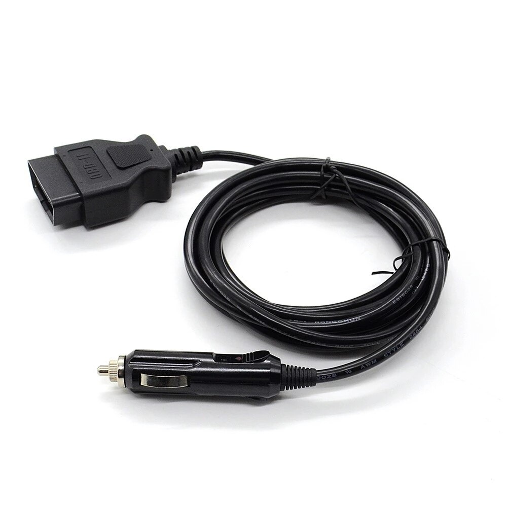 Car cable OBD II Vehicle ECU Emergency Power Supply Cable Memory Save any 12V DC power source DC 12V Lead-acid battery