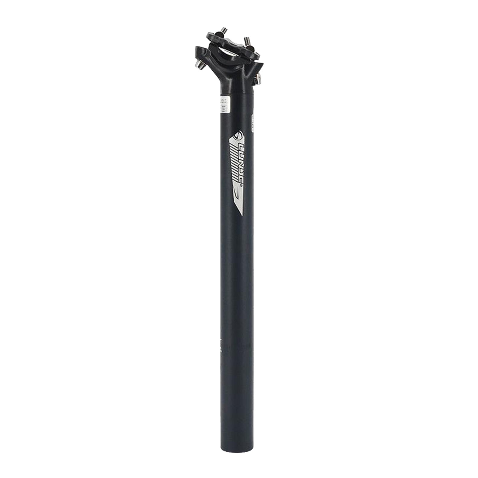Tija de sillín de aluminio para bicicleta de montaña, poste de asiento de 31,6mm, 30,9 MM, 25mm: Black 30.9 400mm