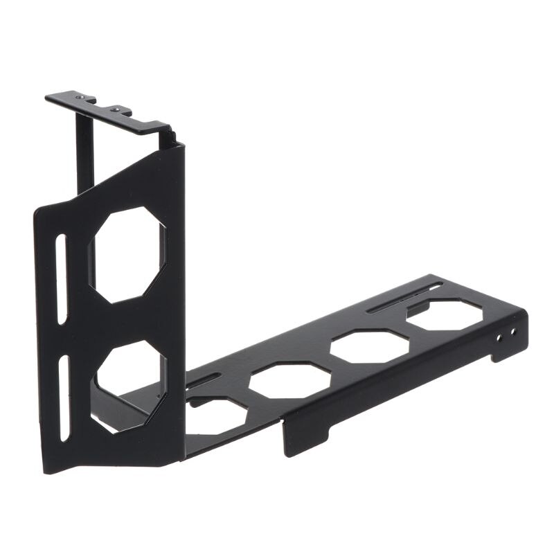 Metal Graphics Card Bracket Riser Fixed Vertical Case PCI-E 16x x16 Internal Brackets Holder Stand