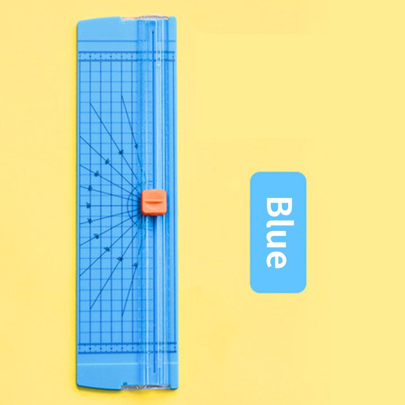 Paper Cutter Small Portable Photo Cutter Mini Paper Cutter Suitable For Many Kinds Of Paper Cardboard Cutting Art Tools: Blue