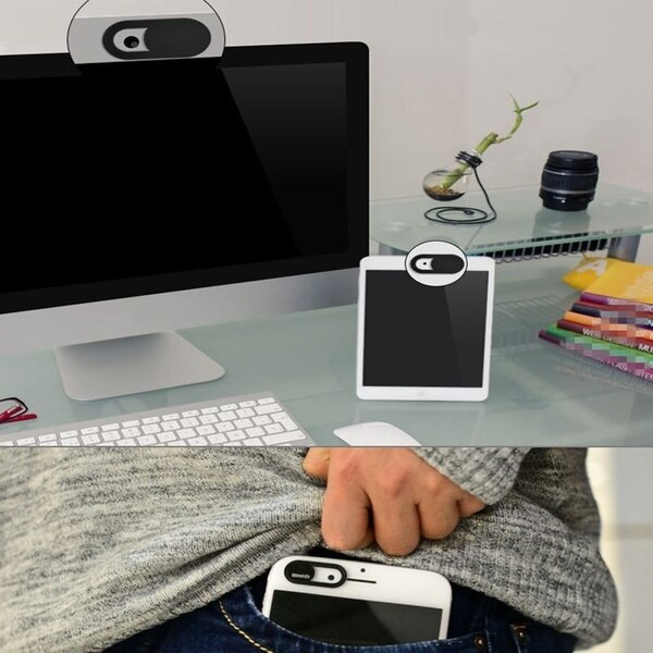 Webcam Cover Black net Slider Stronger Adhesive For Iphone Android Laptops s Pcs Tablets Them