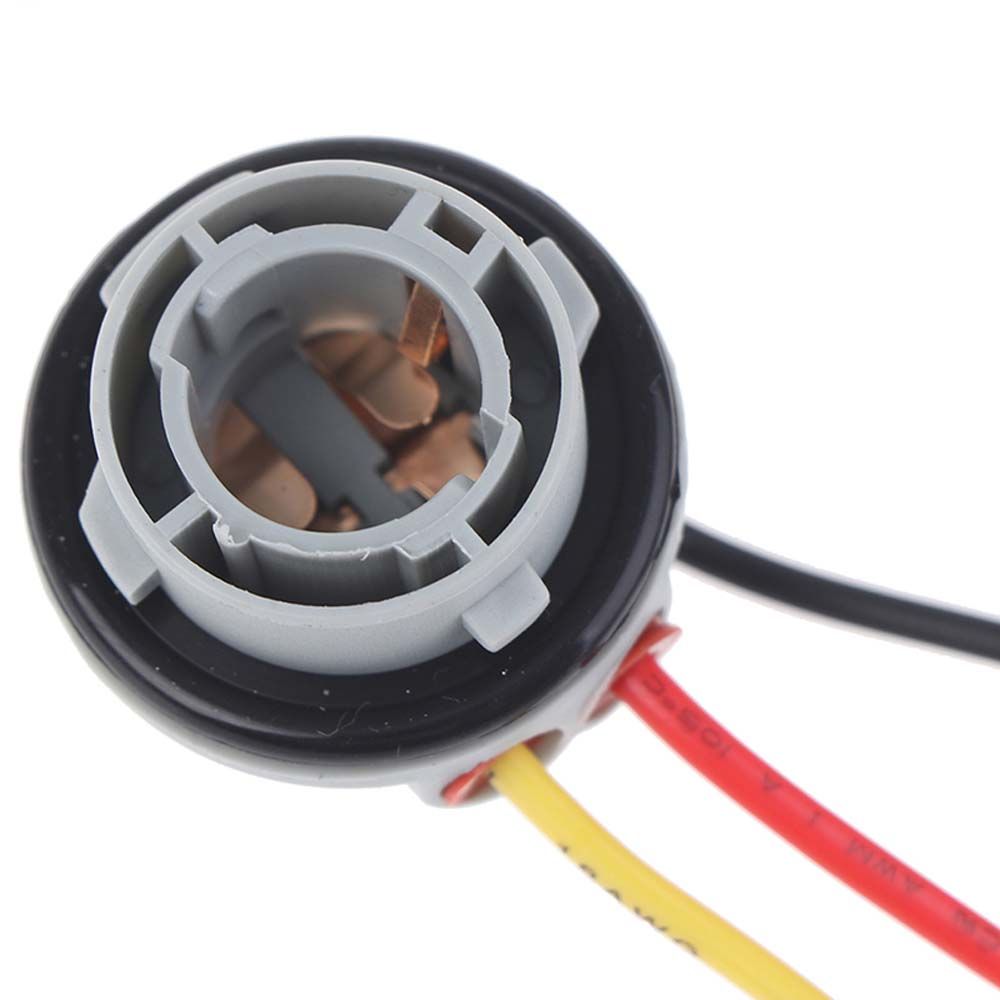 Soporte para lámpara 1156 BA15S BAU15S 1157 BAY15D, adaptador de bombillas PY21W P21W, Conector de enchufe de Base para luz de faro de señal de giro, 1 ud.