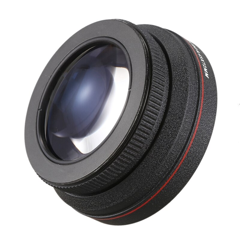 Repuesto de lente Digital NEWYI 72mm 0.45X gran angular + lente de conversión Macro 72 0,45 negro