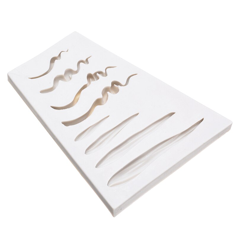 Hair Styling Silicone Mold 3D Doll Clay Hair Making Mold DIY Fondant Cake Clay Modeling Mold Tool Handicraft Supplies Reusable