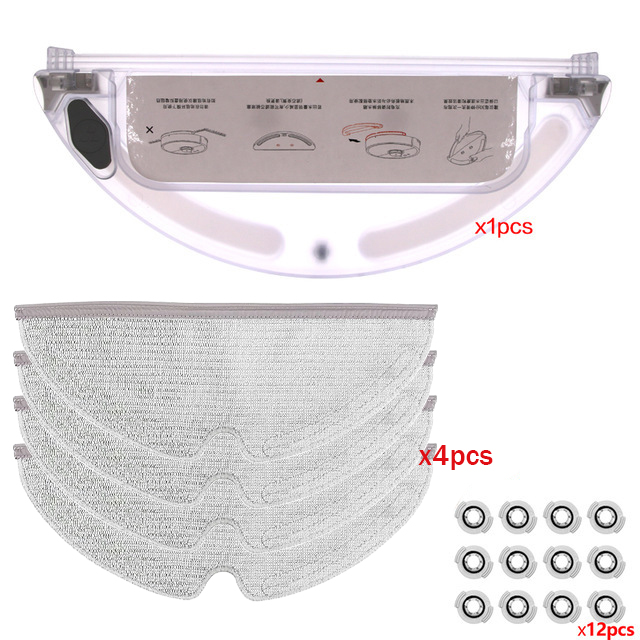 Filtros HEPA para mopa y cepillo principal para XiaoMi Roborock, piezas de aspiradora para S5, S6, S60, S50, S55, T6, T4, T61, Mijia S1, Xiaowa E25, E35: 8