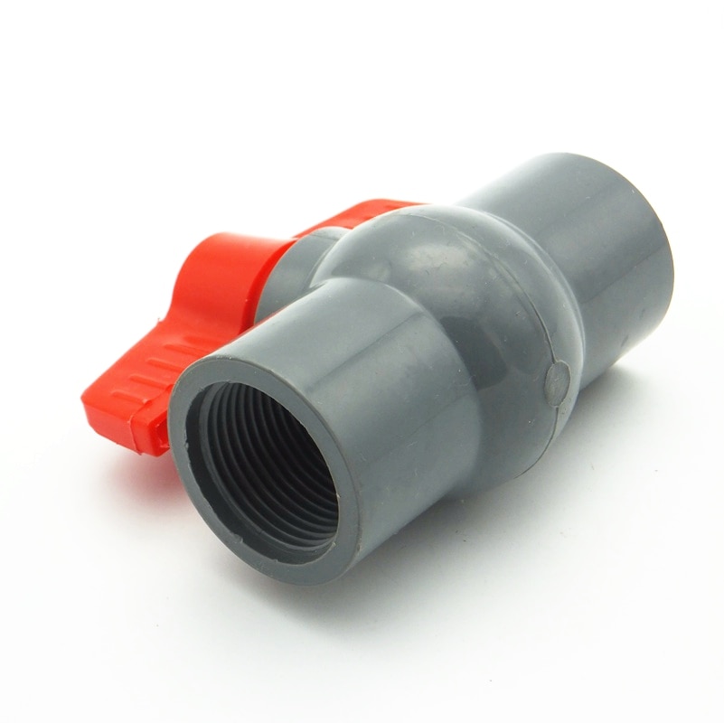 1/2" BSP Female Thread PVC Ball Valve Coupler Adapter Water Connector For Garden Irrigation System