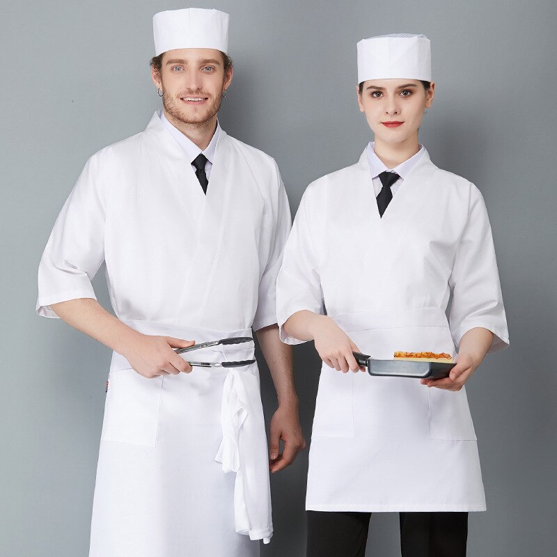 Arbejdstøj efterårs- og vintertøj hotel catering kagebutik bagning kok mands svedabsorberende åndbart kokketøj