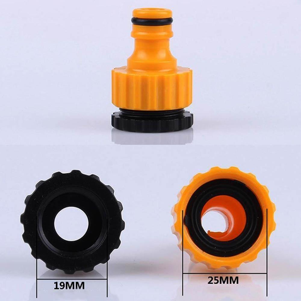 10 Uds 3/4 ",1/2" conector para manguera de riego de púas adaptador de conector de agua de grifo rápido adaptador de acoplamiento rápido herramienta de jardín de cinta de goteo