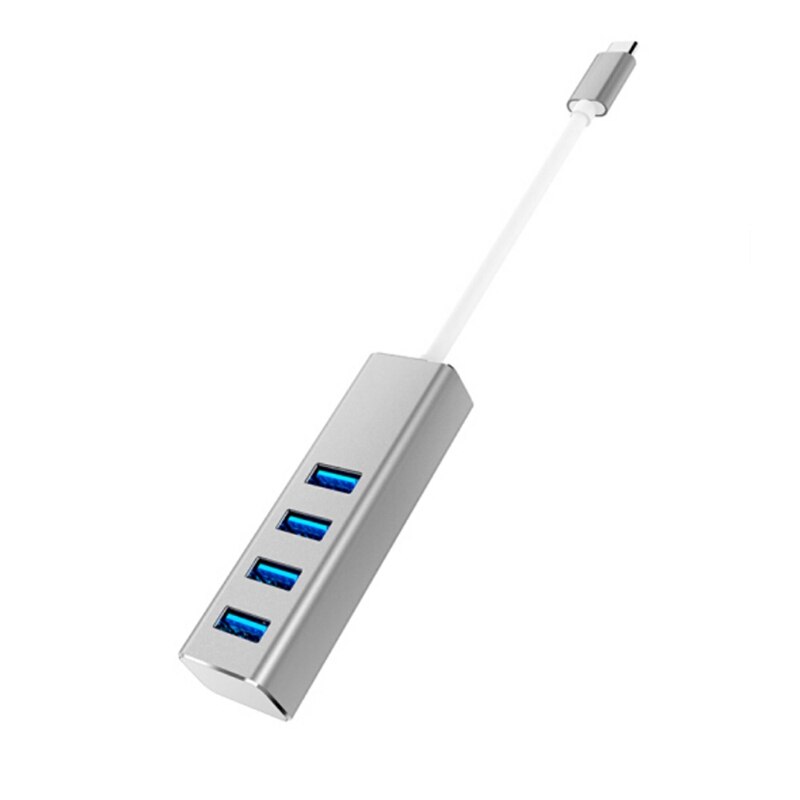 Hub USB 3.0 Multi Port USB 4/3 Porta USBC Hub Ad Alta Velocità di Trasmissione 5Gbps Tipo-C USB Splitter per PC Pro Samsung