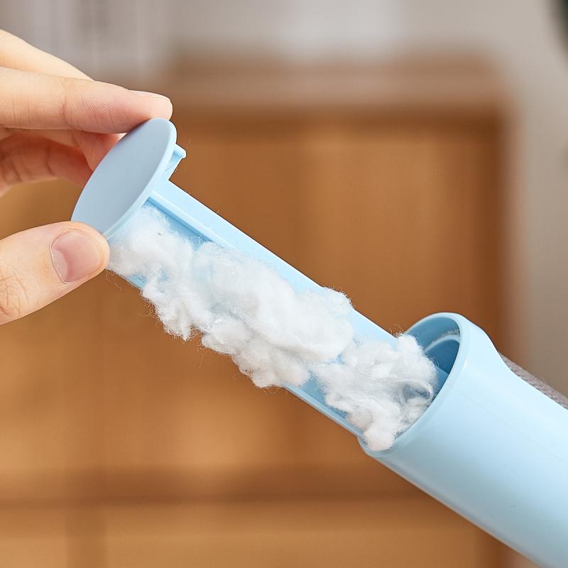 1pc Sticky Portable Washable Dust With Cover For Wool Lint Roller Hair Dust Remover Clothes Winter Clothes Dust Removal Brush