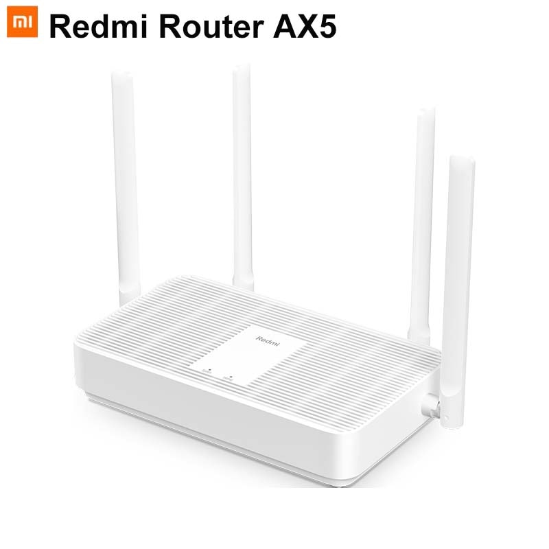 Xiaomi-routeur double bande Redmi AX5 wi-fi 6 Mesh, /2.4 GHz, Gigabit, répéteur de signal sans fil, avec 4 antennes larges à Gain élevé, 5.0