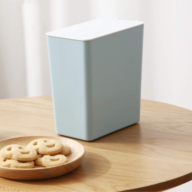 mini trash can desktop small trash can office trash supplies trash can plastic trash