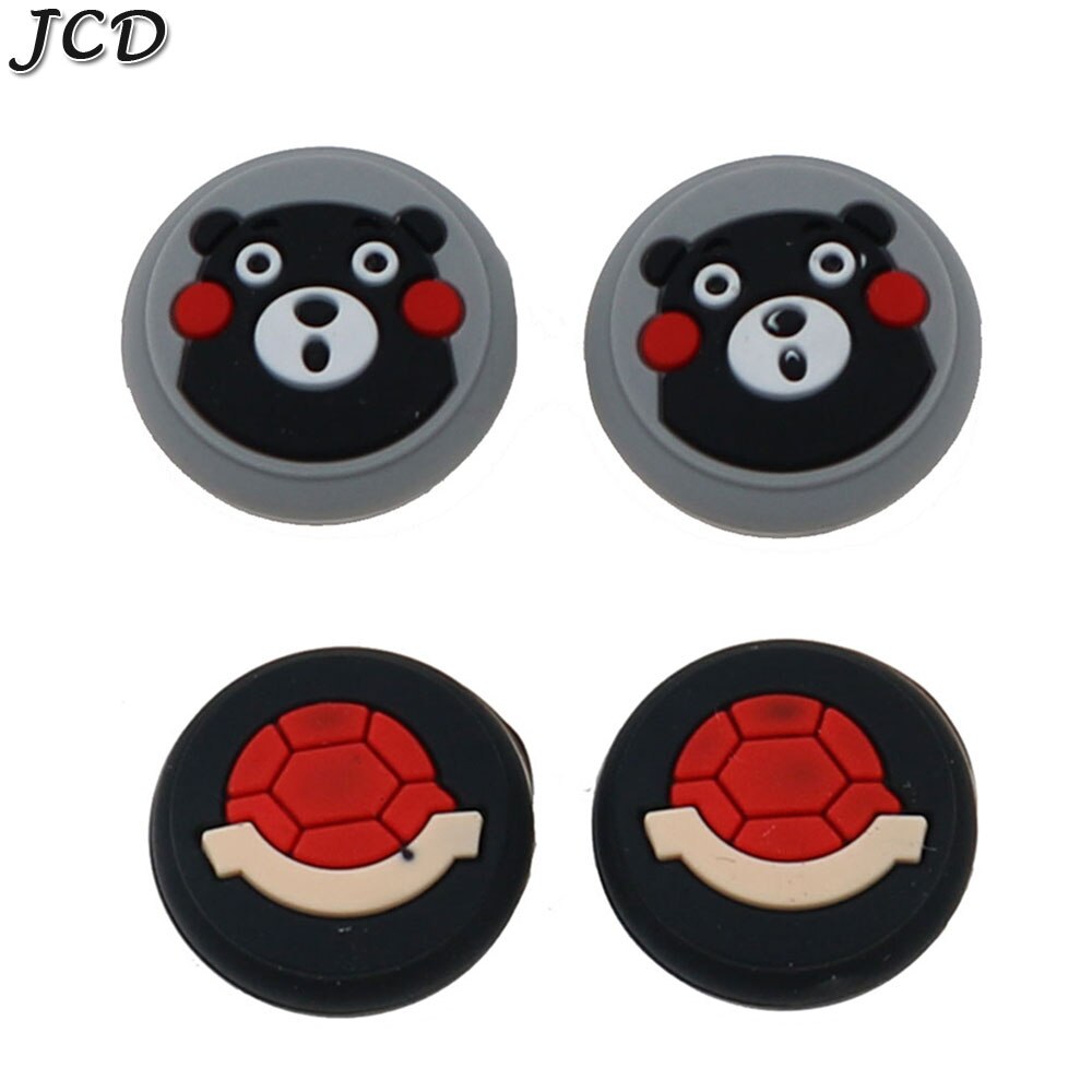 JCD 4pcs Silicone Caps For Nintend Switch NS Joy-Con Joystick Cover Thumb Stick Grip Cap For Joy con Controller Analog Stick Cap: 18 33 each 2pcs