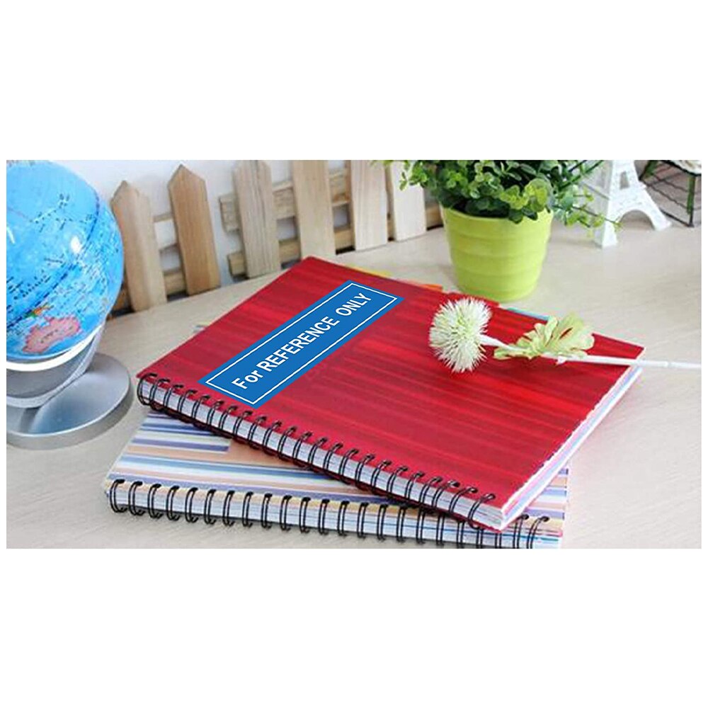 For Reference Only Stickers Removable Reference Label Warning On Book Notebook To Keep Safety Personel 0.5x2 Inch