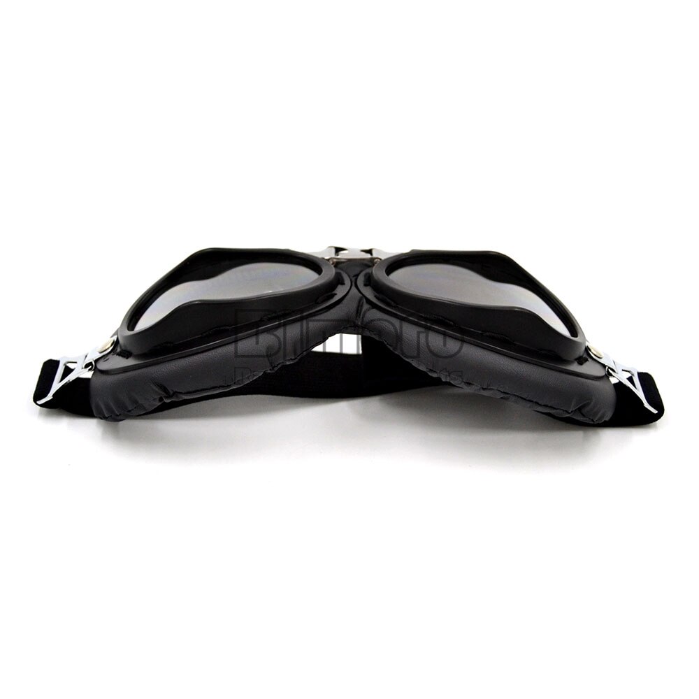 BJMOTO-Gafas transparentes Retro para motocicleta, lentes Antiparras para casco de estilo Harley, Antiparras y Motocross