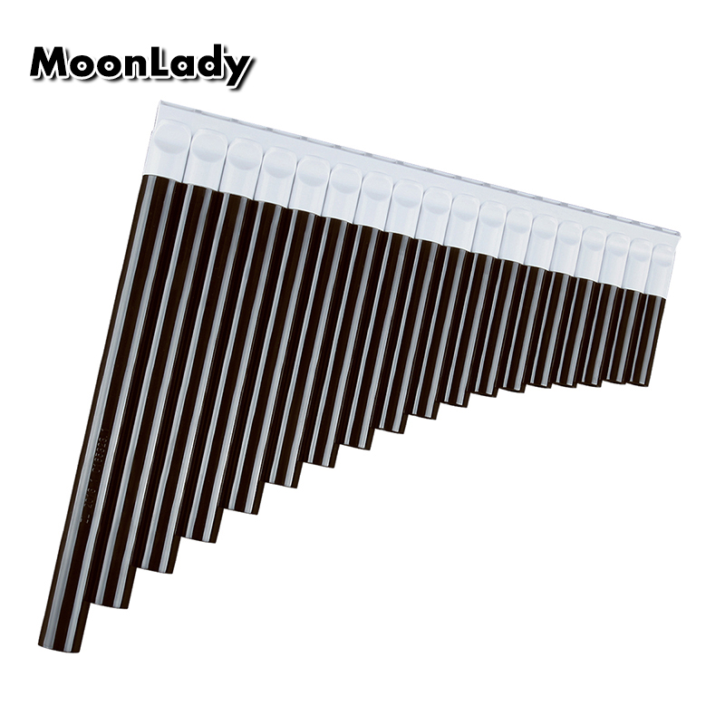 18 pipes pan fløyte pan pipe g key abs plast tradisjonelt treblåsemusikkinstrument for nybegynnere og musikalske elskere