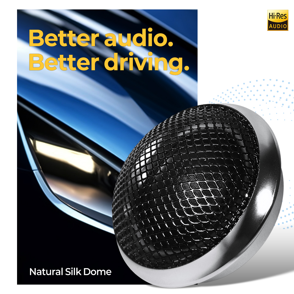 1.5inches Car High Fidelity Stereo Speaker Tweeter - Car Modified Car Audio Silk Dome Tweeters