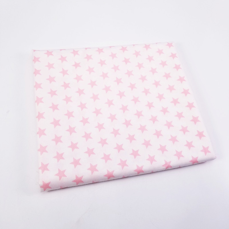 Tela de sarja 100% algodão estampada, pano têxtil para costura, dormitório acolchoado, tecido de algodão: WHITE / 50x80cm