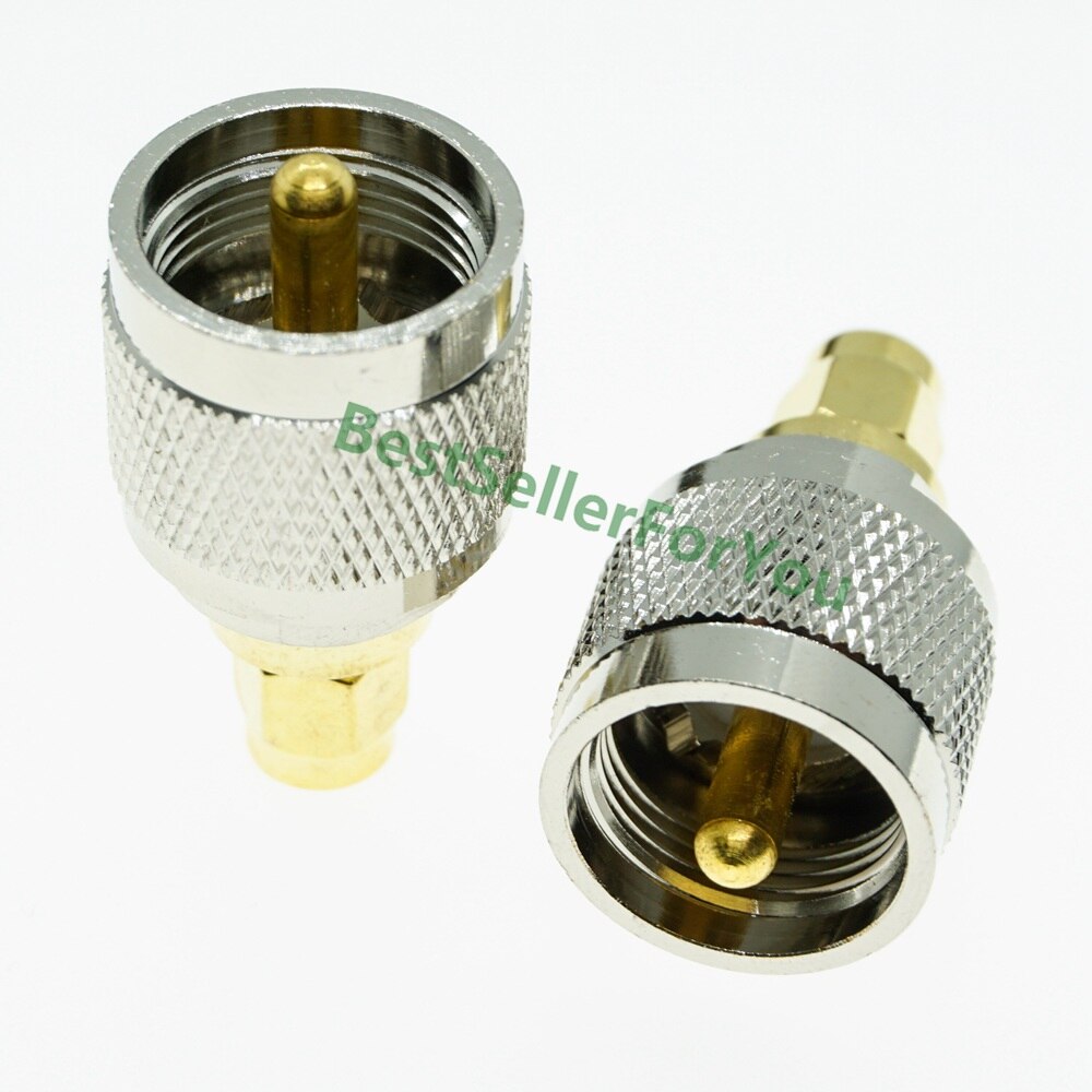 Uhf Mannelijke PL259 Plug Pl 259 Male Naar Sma Male Jack Connector Rf Adapter