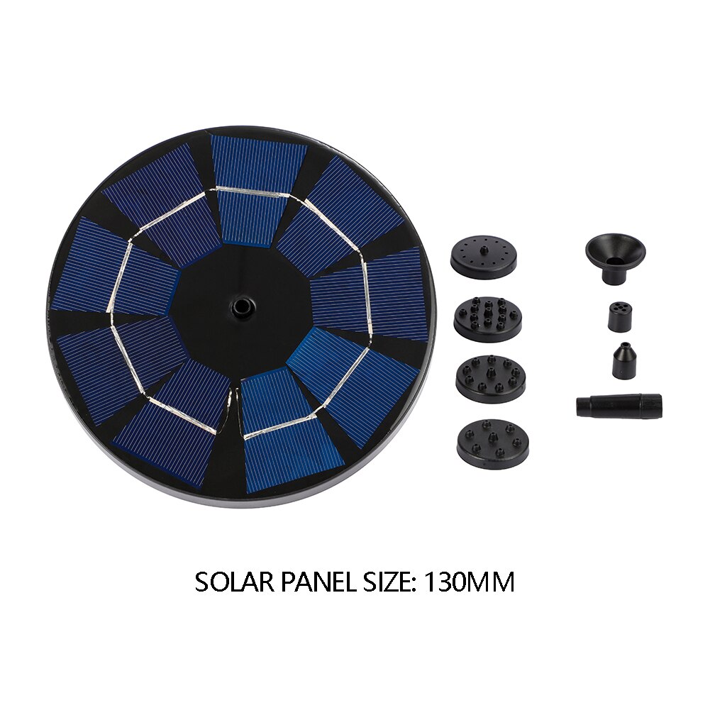 Mini sol fontän pump vattenpump för trädgård pool damm vattning flytande pump sol trädgård fontäner vattenfall fågelbad