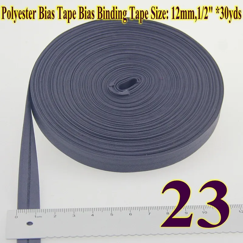Hoogwaardig polyester biaisband van 12mm (1/2 cm breed en ) x 30 meter lang voor doe-het-zelf naaiprojecten.