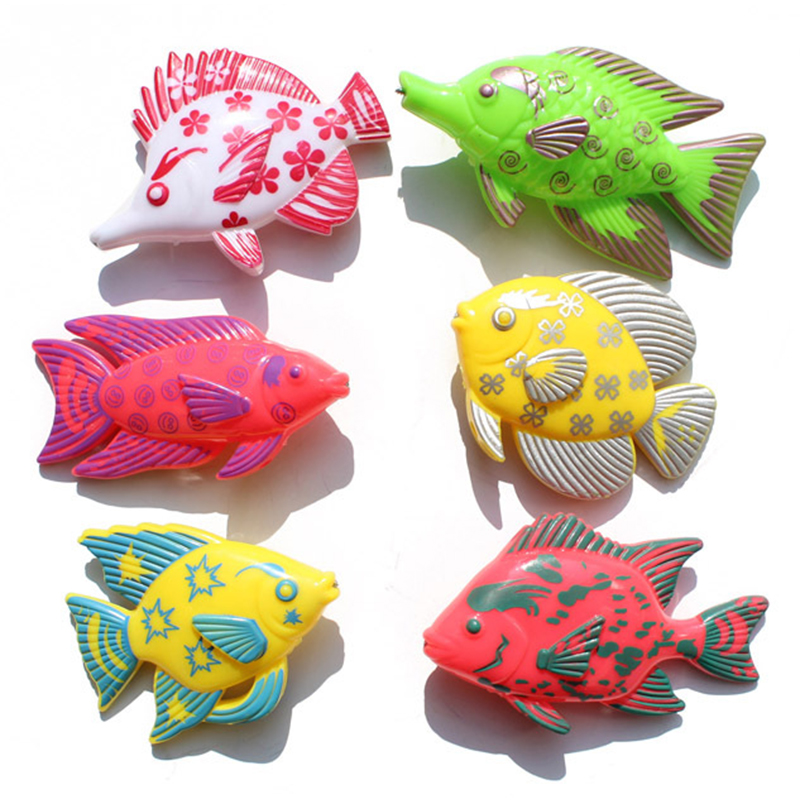 Children&#39;s Magnetic Fishing Game Fish Toy Magnetic Game Children Fishing Toy Exercise Body Coordination Suit To Children