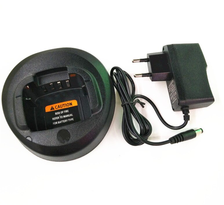 Cargador de batería negro Ni-MH para Motorola Walkie Talkie CP185 EP350 CP476 CP477 CP1300 CP1600 CP1660 P140