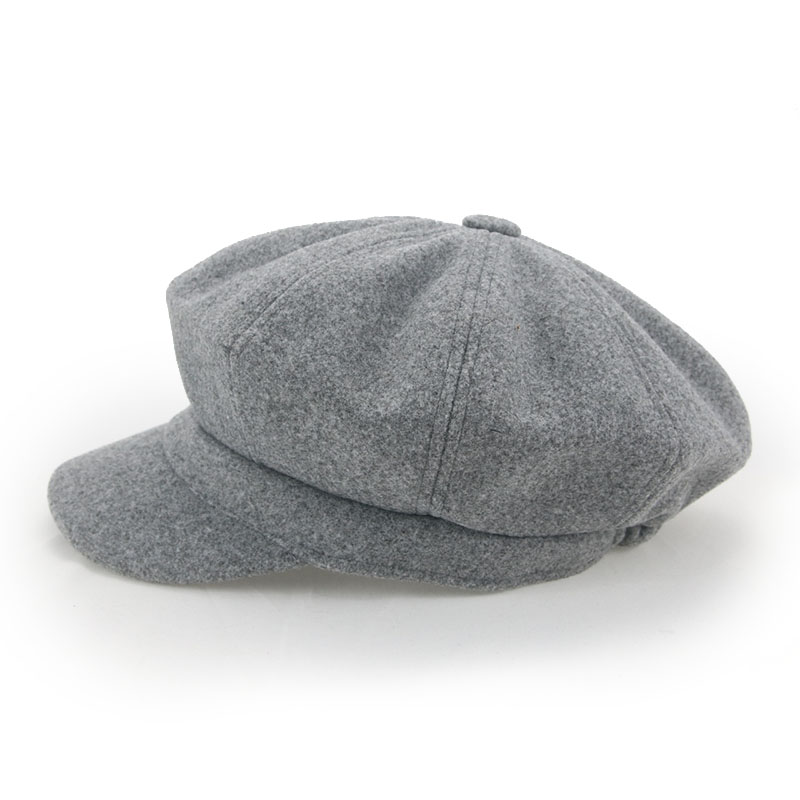 YAMEE Damesmuts, warm, ademend, baret-hoed voor dames, pluche, modieus