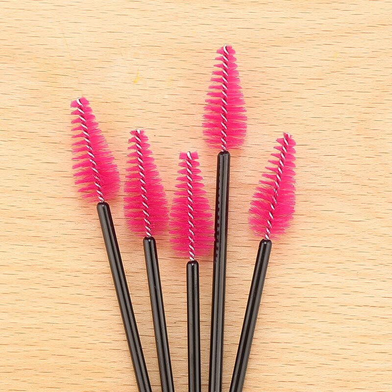 Brosse à sourcils en forme de goutte d&#39;eau, matériel en Nylon, pinceaux de maquillage, Extension de cils, outils de beauté, baguette à Mascara, 25/