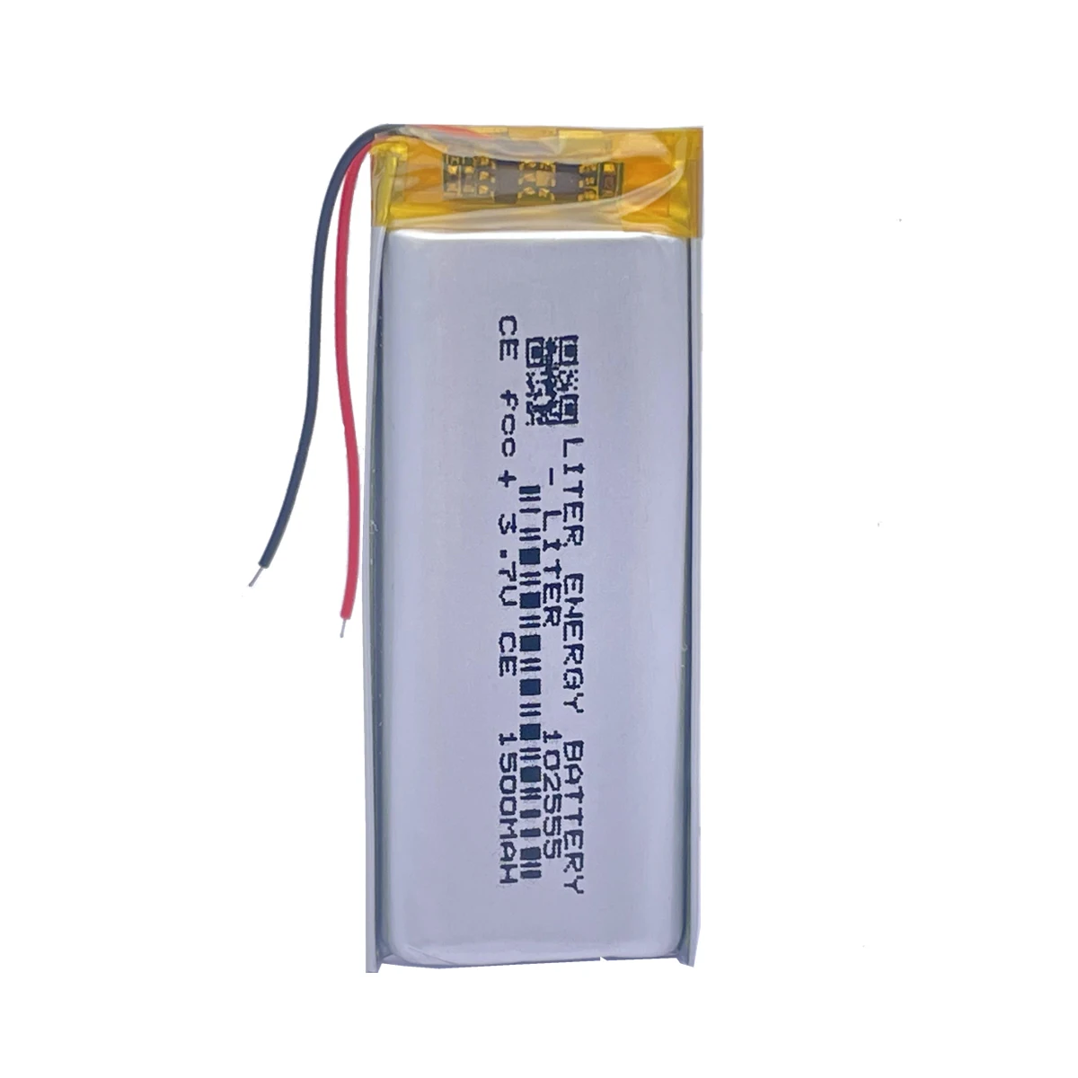 3.7V Rechargeable Polymer lithium ion / Li-ion battery 102545 for TOY,POWER BANK,GPS,mp3,mp4: light yellow