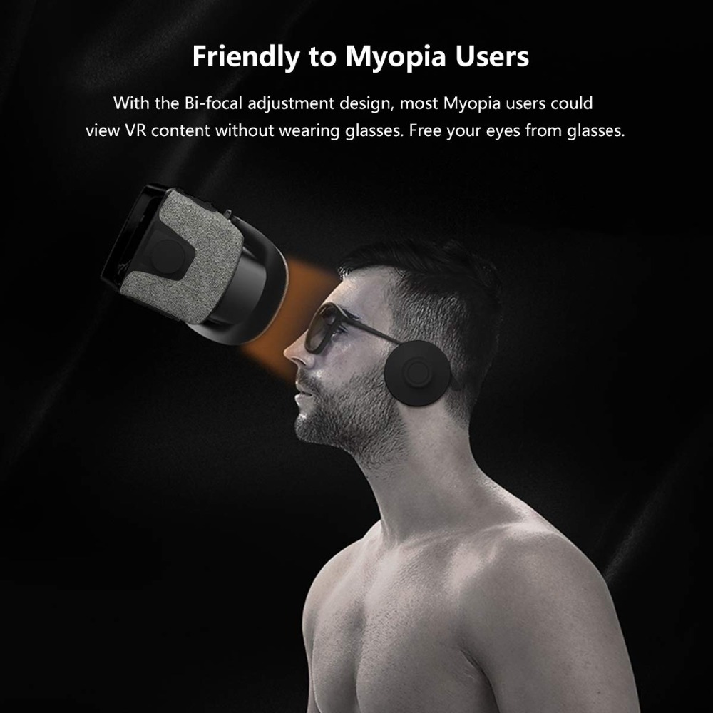 VeeR Falcon VR casque universel réalité virtuelle lunettes VR boîte avec contrôleur pour 4.7-6.3 Smartphones