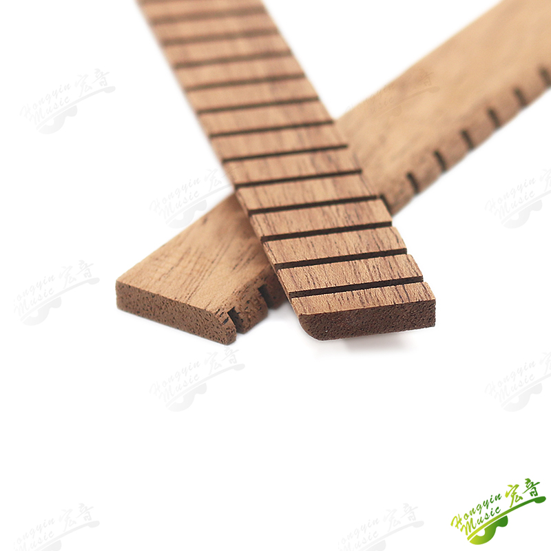 8 unids/set tira de encuadernación de guitarra dentro de caoba africana/Cedro muesca inversa forro de incrustación borde de guitarra embellecedor