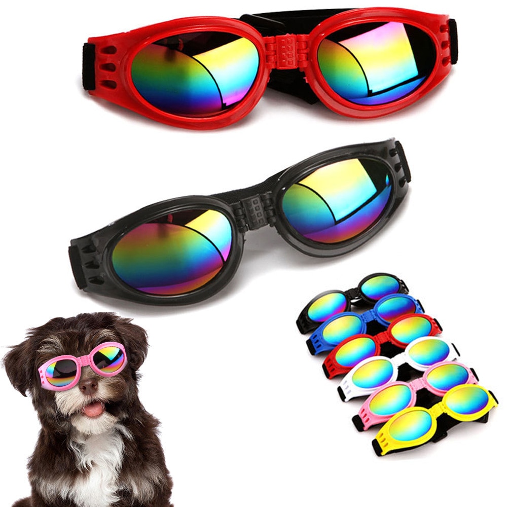 Hond Bril 6 Kleuren Opvouwbare Plastic Kat Zonnebril Puppy Reflectie Eye Bril Voor Kleine Medium Grote Hond Zonnebril