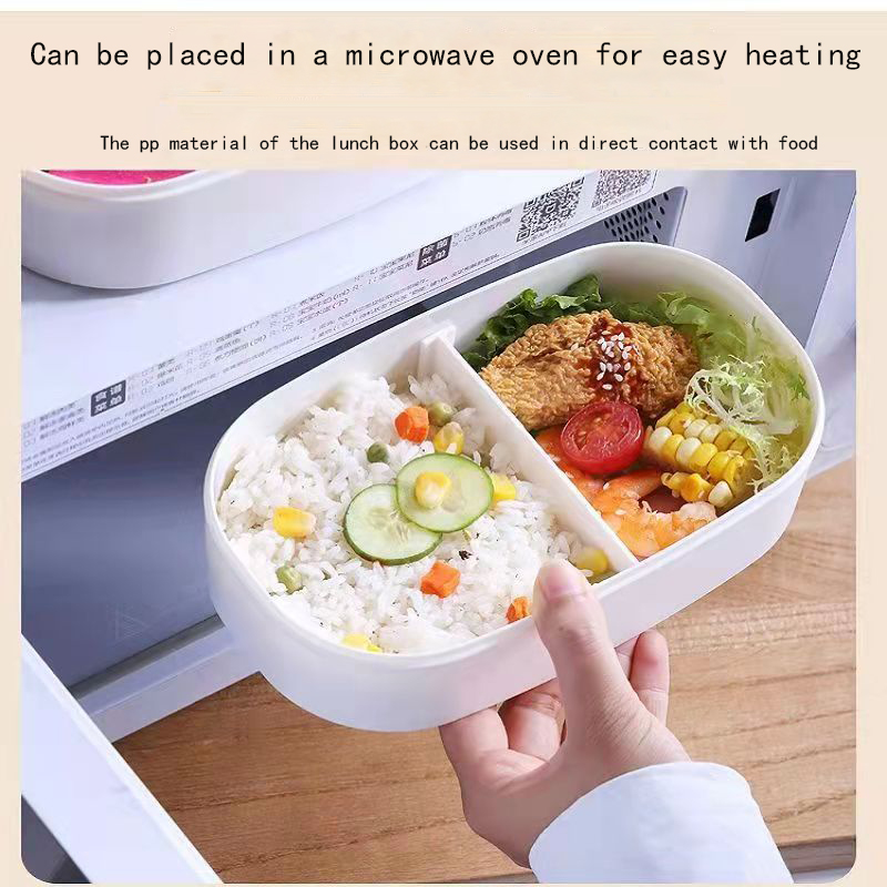 Lunch Box For Kids Lunch Box Bento Box for Student Office Worker Double-layer Microwave Heat Food Storage Containerланч бокс