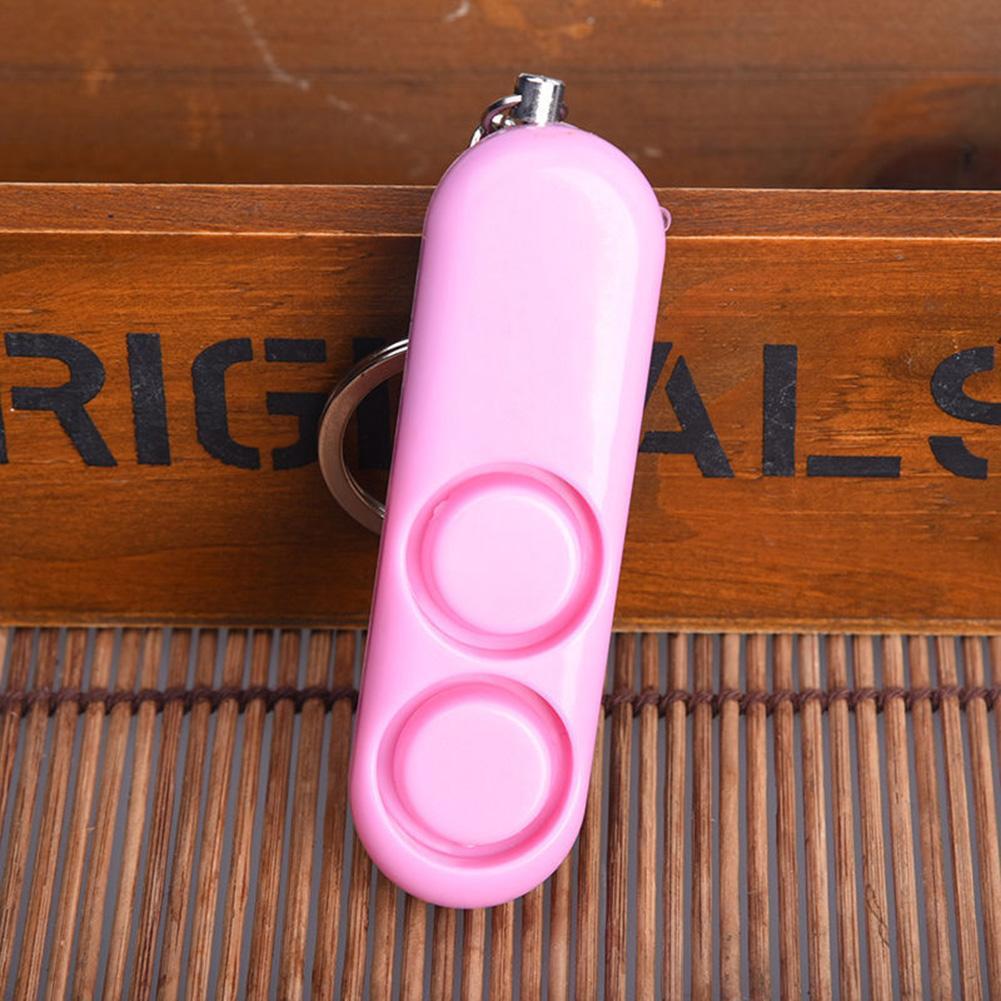 Heart Keychain Women Kid Older Security SOS Anti-attack Safety Security Panic Loud Alarm