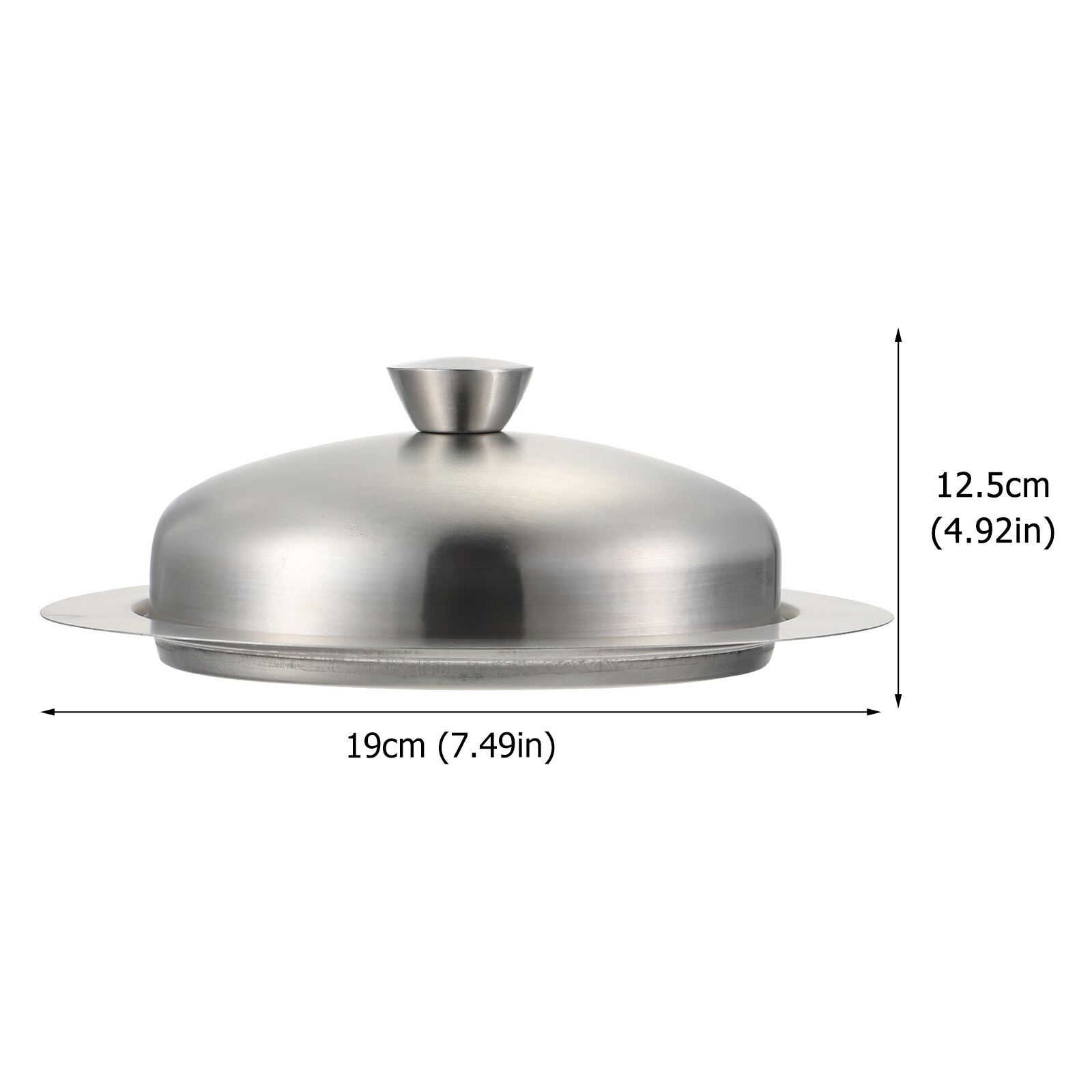 1pc Butter Dish with Cover Durable Nordic Style Butter Keeper Tableware for Hotel